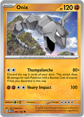 Karta Pokemon 095 165 Onix [151].JPG