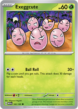 Karta Pokemon 102 165 Exeggcute [151].JPG