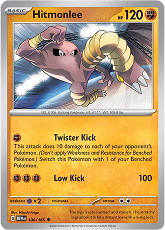 Karta Pokemon 106 165 Hitmonlee [151].JPG