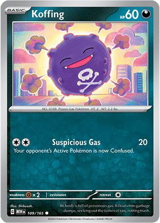 Karta Pokemon 109 165 Koffing [151].JPG