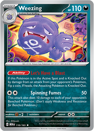 Karta Pokemon 110 165 Weezing [151].JPG