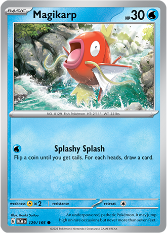 Karta Pokemon 129 165 Magikarp [151].JPG