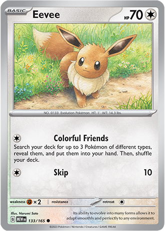 Karta Pokemon 133 165 Eevee [151].JPG
