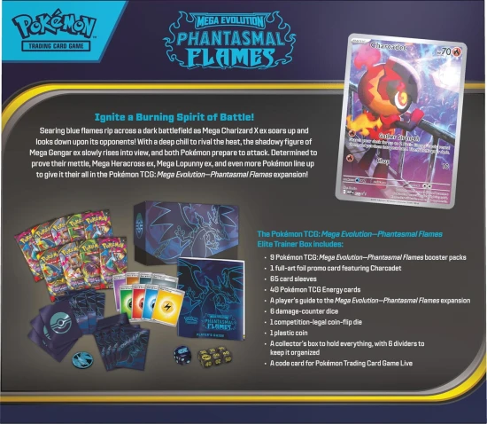 Phantasmal Flames Mega Charizard X [Elite Trainer Box] (Karty Pokemon TCG) (4).jpg