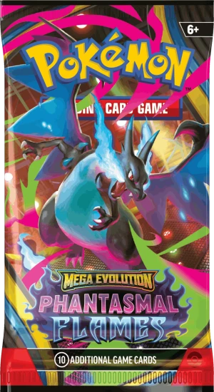 Pokemon_TCG_Mega_Evolution—Phantasmal_Flames_Booster_Wrap_Mega_Charizard.png