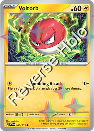 Karta Pokemon 100 165 Voltorb [151] [Reverse Holo] .JPG