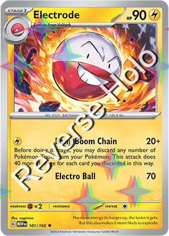 Karta Pokemon 101 165 Electrode [151] [Reverse Holo] .JPG