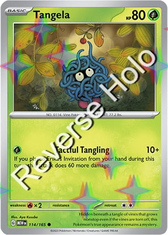 Karta Pokemon 114 165 Tangela [151] [Reverse Holo] .JPG