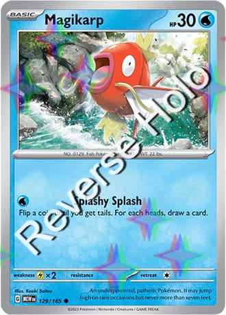 Karta Pokemon 129 165 Magikarp [151] [Reverse Holo] .JPG