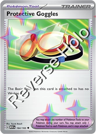 Karta Pokemon 164 165 Protective Goggles [151] [Reverse Holo] .JPG