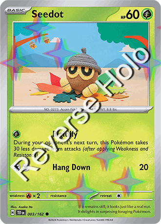 Karta Pokemon 003 162 Seedot [Temporal Forces] [Reverse Holo].png