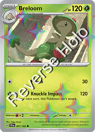 Karta Pokemon 007 162 Breloom [Temporal Forces] [Reverse Holo].png