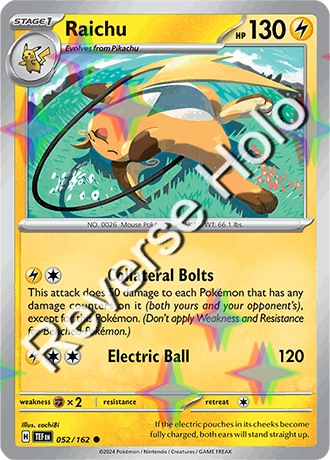 Karta Pokemon 052 162 Raichu [Temporal Forces] [Reverse Holo].png