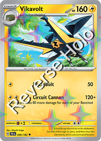 Karta Pokemon 056 162 Vikavolt [Temporal Forces] [Reverse Holo].png