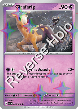 Karta Pokemon 066 162 Girafarig [Temporal Forces] [Reverse Holo].png