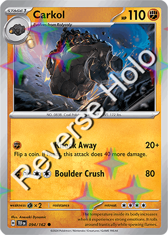 Karta Pokemon 094 162 Carkol [Temporal Forces] [Reverse Holo].png