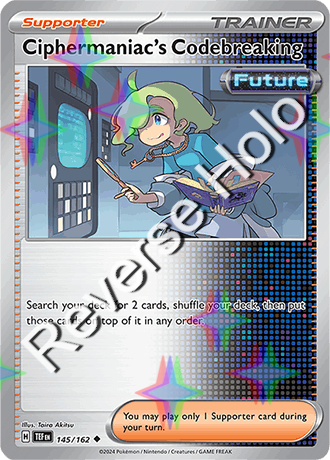 Karta Pokemon 145 162 Ciphermaniac s Codebreaking [Temporal Forces] [Reverse Holo].png