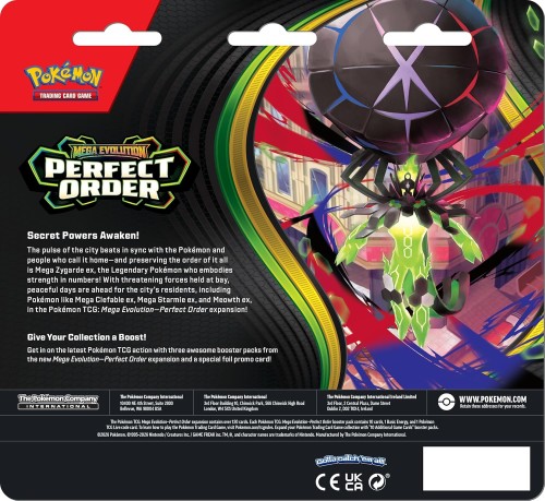 Pokemon TCG Mega Evolutions - Perfect Order 3 Pack Blister (Chikorita) back.jpg