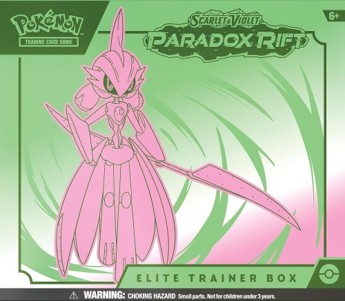 Paradox Rift Iron Valiant [Elite Trainer Box] (Karty Pokemon TCG)  przód .jpg