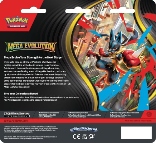 Mega Evolution 3-pack Blister Golduck (karty Pokemon TCG) tył.jpg