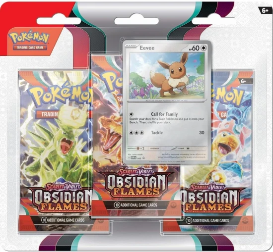 Obsidian Flames 3-pack Blister Eevee (karty Pokemon TCG).jpg
