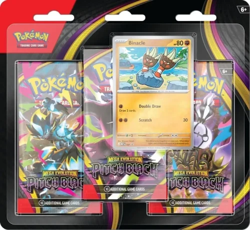 Pitch Black 3-pack Blister Binacle (karty Pokemon TCG) .webp