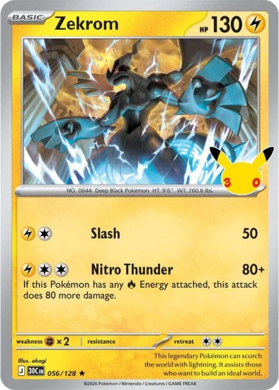 Karta Pokemon 056-128 Zekrom [30th Celebration].JPG
