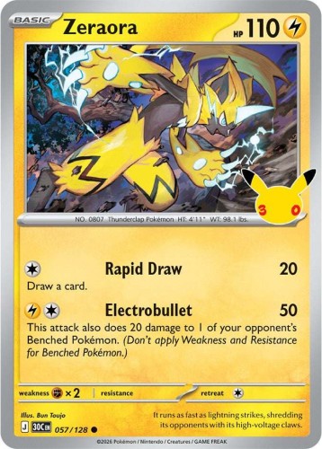 Karta Pokemon 057-128 Zeraora [30th Celebration].JPG