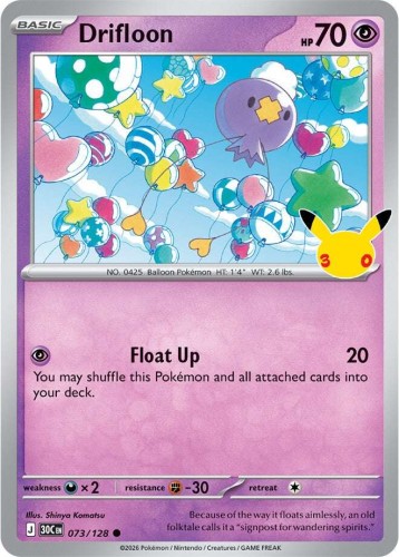 Karta Pokemon 073-128 Drifloon [30th Celebration].JPG