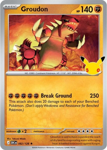 Karta Pokemon 082-128 Groudon [30th Celebration].JPG