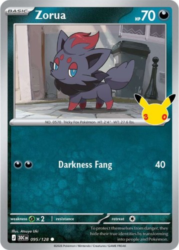 Karta Pokemon 095-128 Zorua [30th Celebration].JPG
