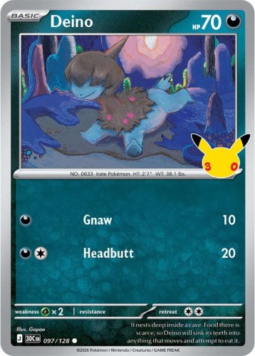 Karta Pokemon 097-128 Deino [30th Celebration].JPG