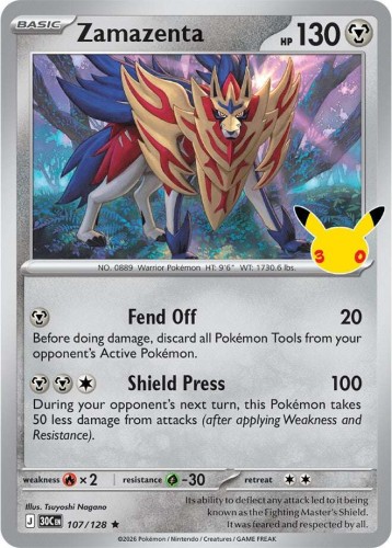 Karta Pokemon 107-128 Zamazenta [30th Celebration].JPG