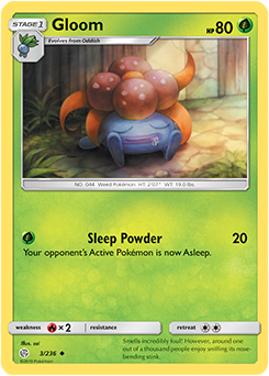 Karta Pokemon 3-236  Gloom [Cosmic Eclipse].JPG