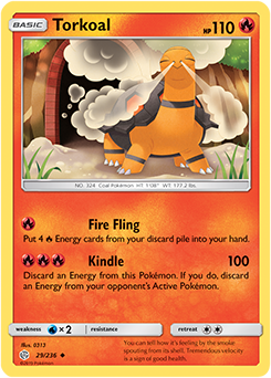 Karta Pokemon 29-236  Torkoal [Cosmic Eclipse].JPG