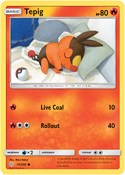 Karta Pokemon 31-236  Tepig [Cosmic Eclipse].JPG
