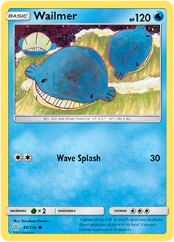 Karta Pokemon 45-236  Wailmer [Cosmic Eclipse].JPG