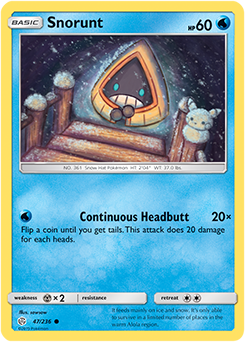 Karta Pokemon 47-236  Snorunt [Cosmic Eclipse].JPG