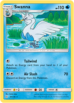 Karta Pokemon 60-236  Swanna [Cosmic Eclipse].JPG