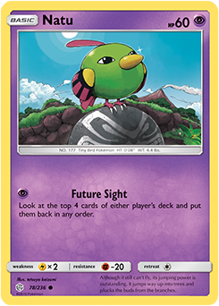 Karta Pokemon 78-236  Natu [Cosmic Eclipse].JPG