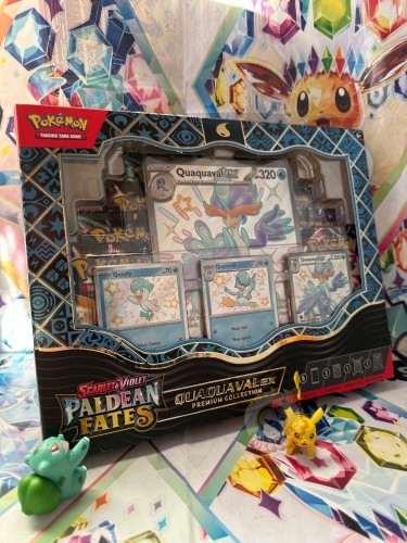 Paldean Fates Quaquaval ex Premium Collection (Karty Pokemon TCG)