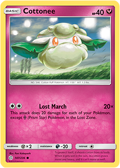 Karta Pokemon 147-236  Cottonee [Cosmic Eclipse].JPG