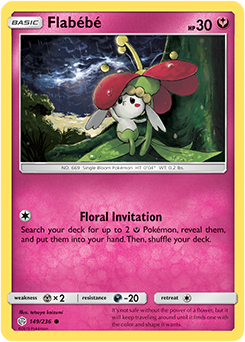 Karta Pokemon 149-236  Flab├ęb├ę [Cosmic Eclipse].JPG