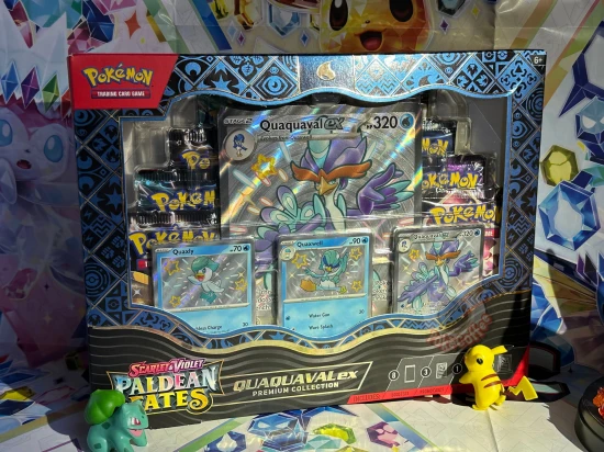Paldean Fates Quaquaval ex Premium Collection (Karty Pokemon TCG)