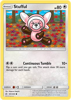 Karta Pokemon 181-236  Stufful [Cosmic Eclipse].JPG
