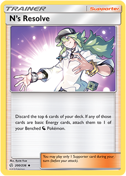 Karta Pokemon 200-236  N's Resolve [Cosmic Eclipse].JPG