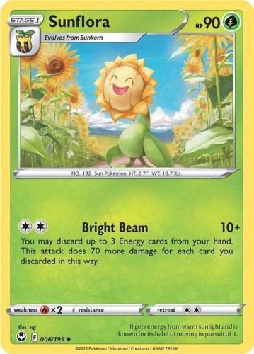 Karta Pokemon 006-236  Sunflora [Silver Tempest].JPG