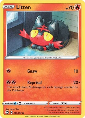 Karta Pokemon 030-236  Litten [Silver Tempest].JPG