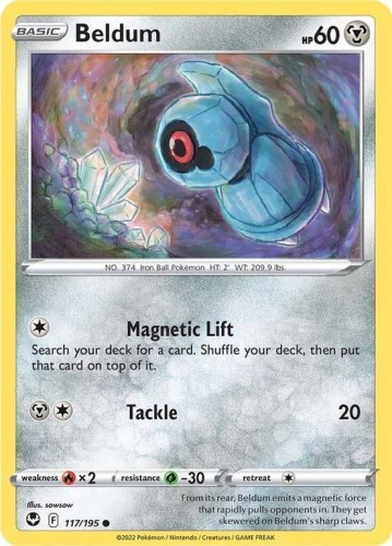 Karta Pokemon 117-236  Beldum [Silver Tempest].JPG