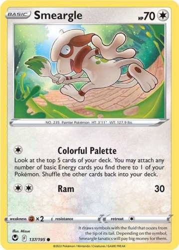 Karta Pokemon 137-236  Smeargle [Silver Tempest].JPG